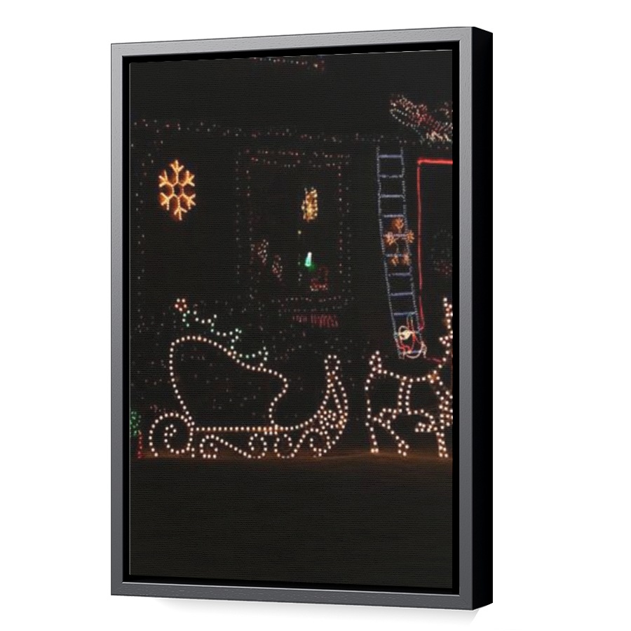 Thumbnail for Canvas - Black Floating Frame