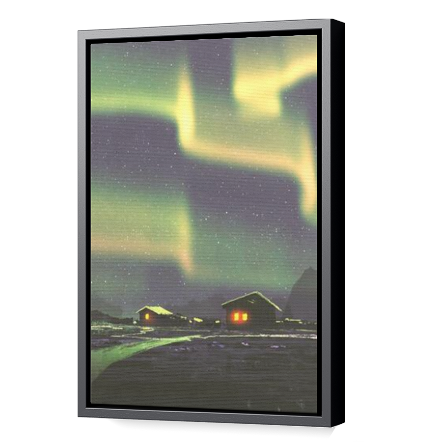 Thumbnail for Canvas - Black Floating Frame