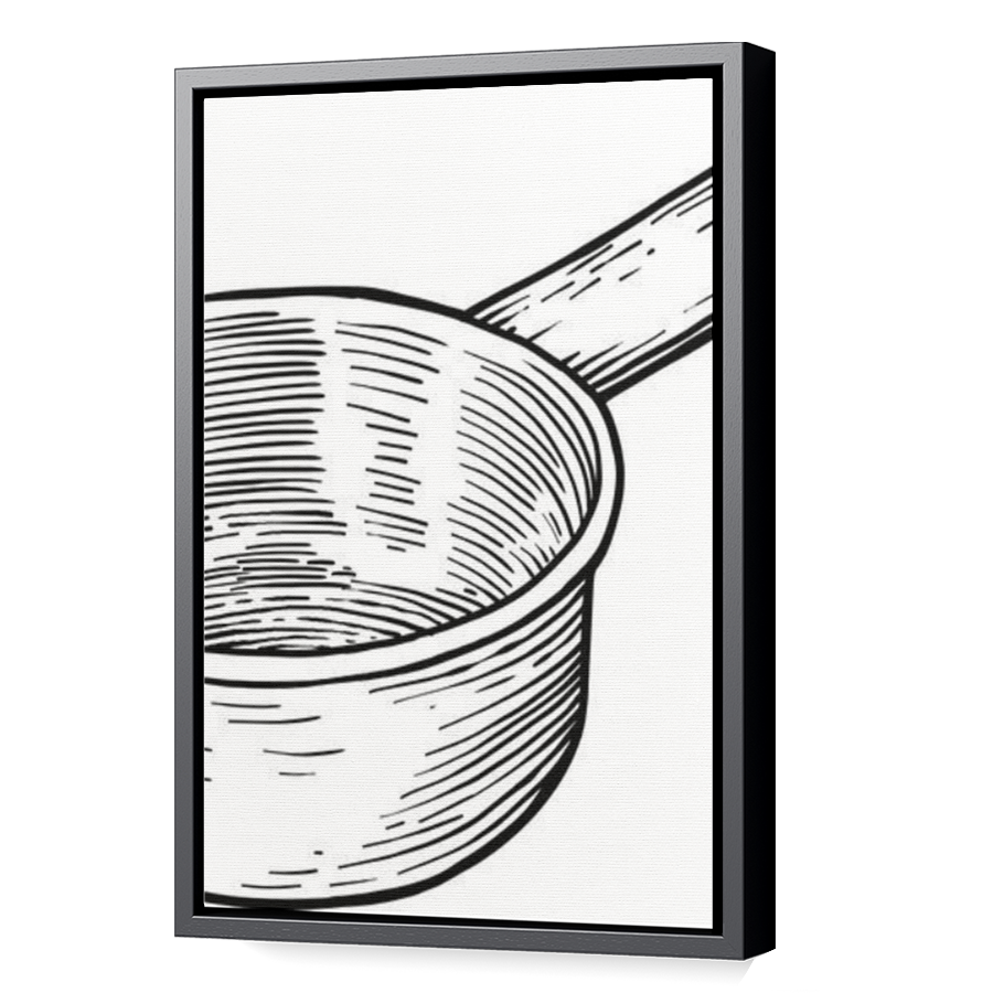 Thumbnail for Canvas - Black Floating Frame