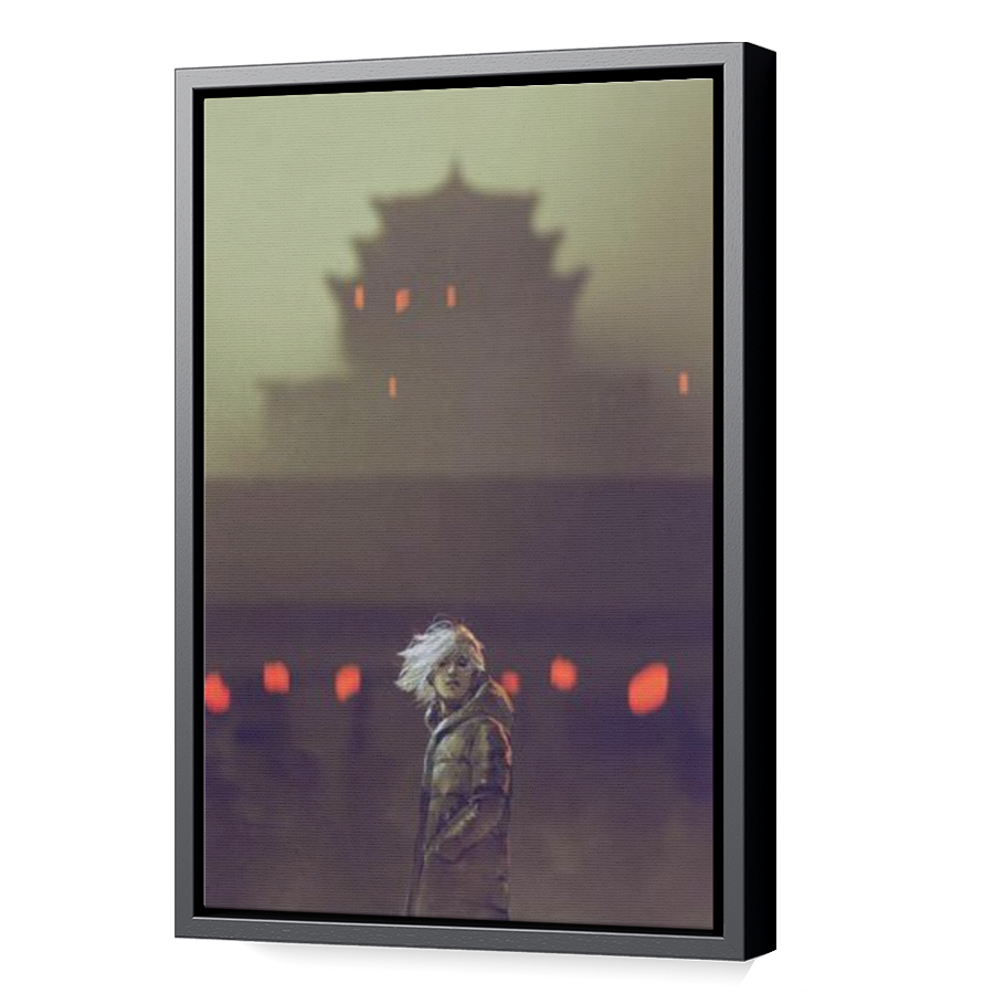 Thumbnail for Canvas - Black Floating Frame