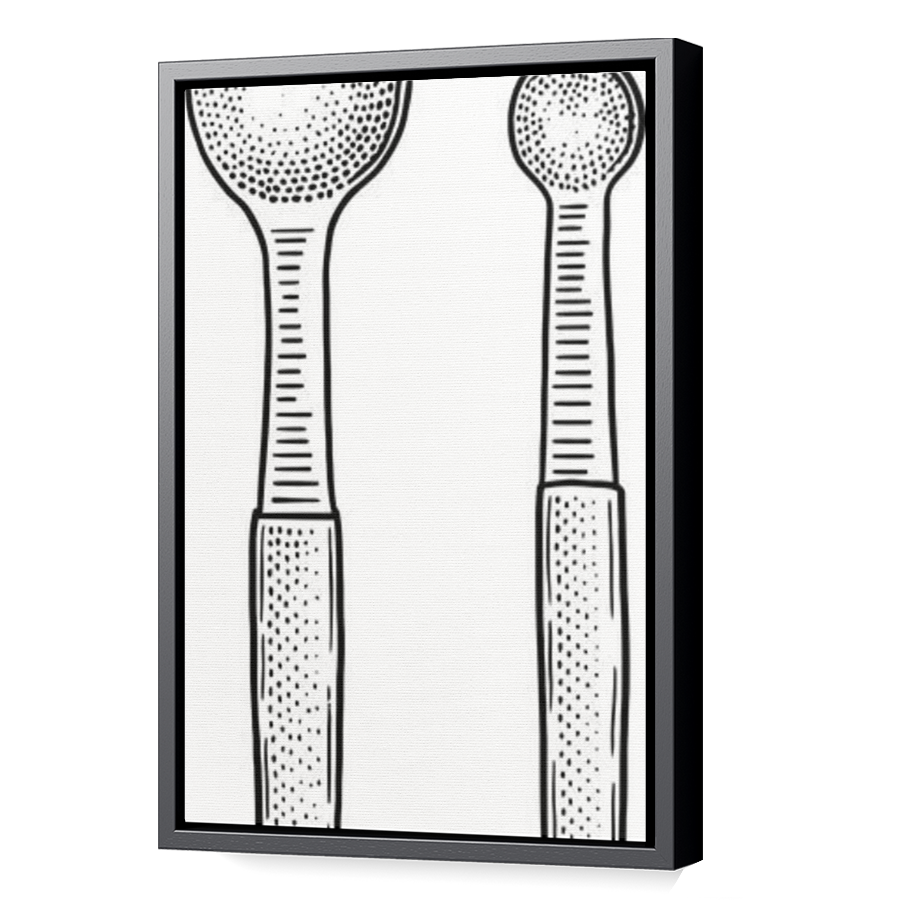Thumbnail for Canvas - Black Floating Frame