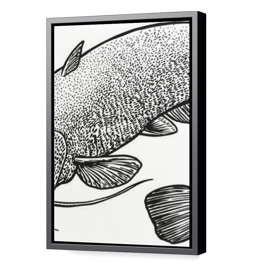 Thumbnail for Canvas - Black Floating Frame