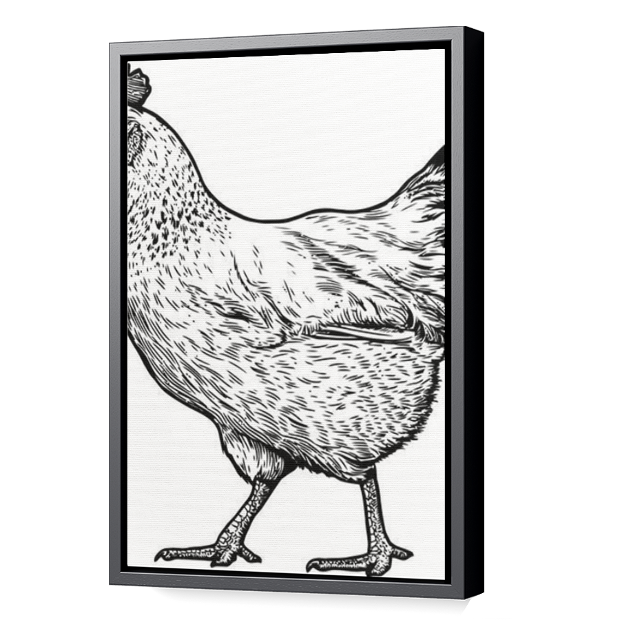 Thumbnail for Canvas - Black Floating Frame