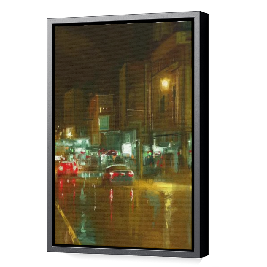Thumbnail for Canvas - Black Floating Frame