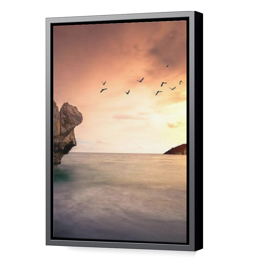 Thumbnail for Canvas - Black Floating Frame