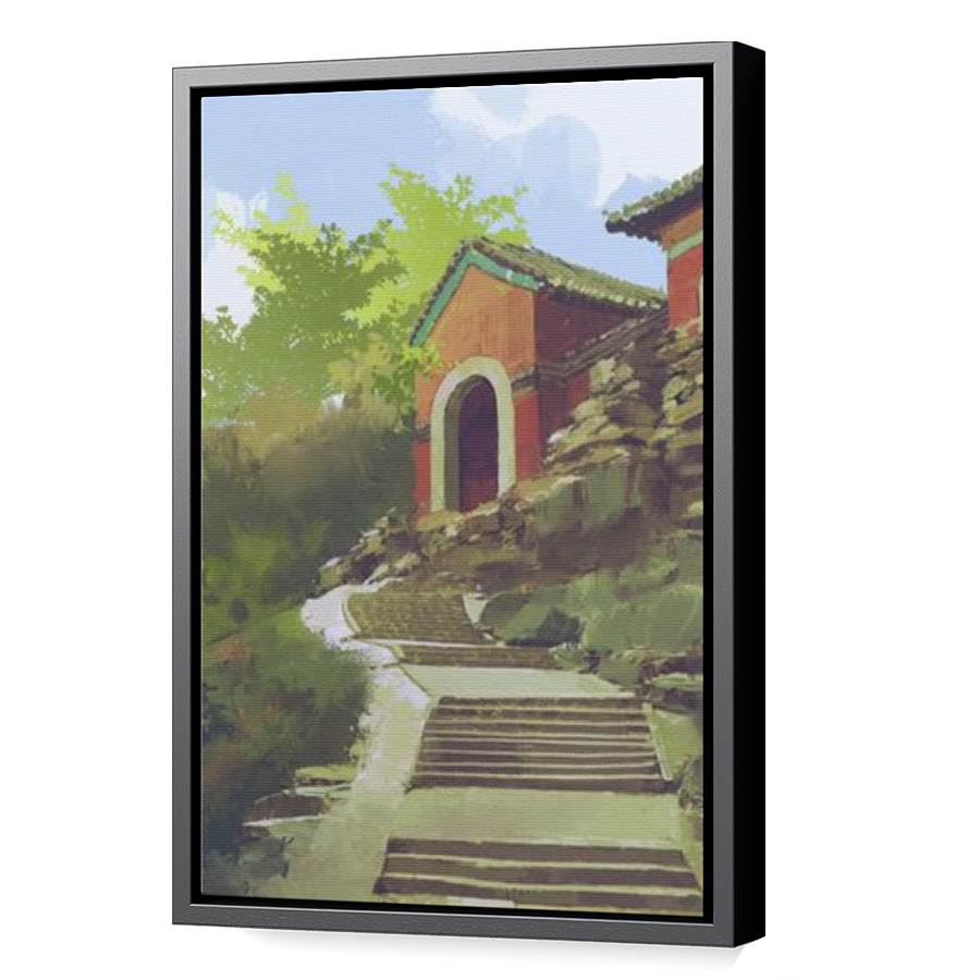 Thumbnail for Canvas - Black Floating Frame