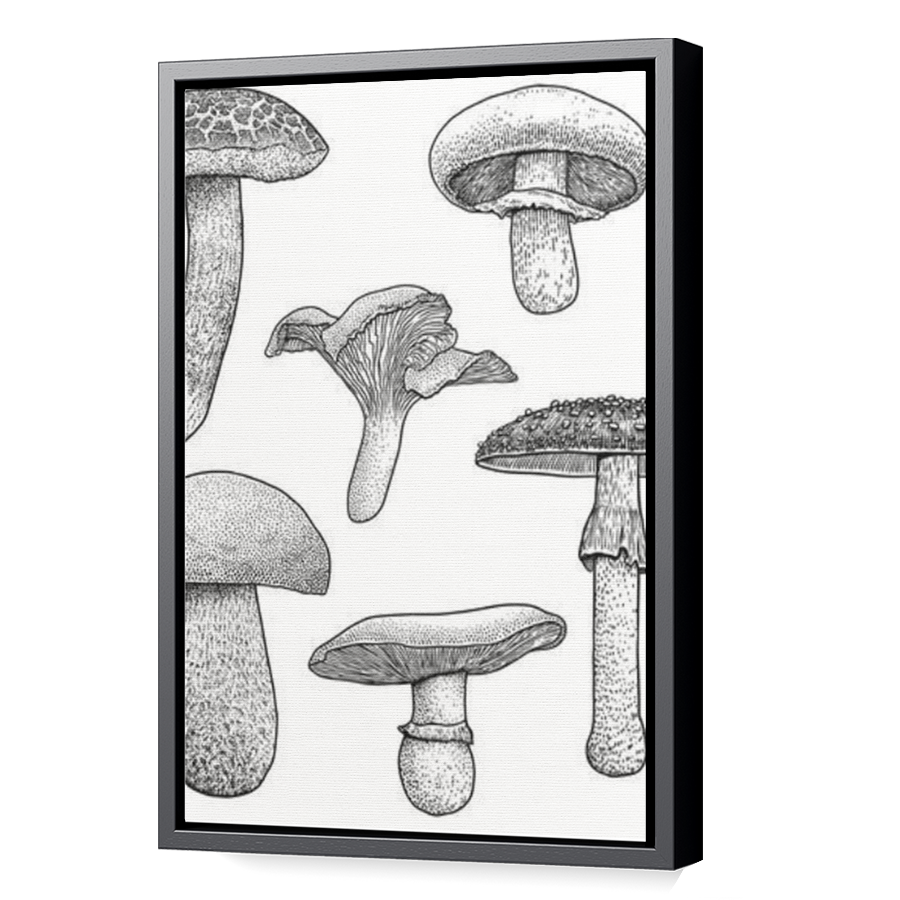 Thumbnail for Canvas - Black Floating Frame