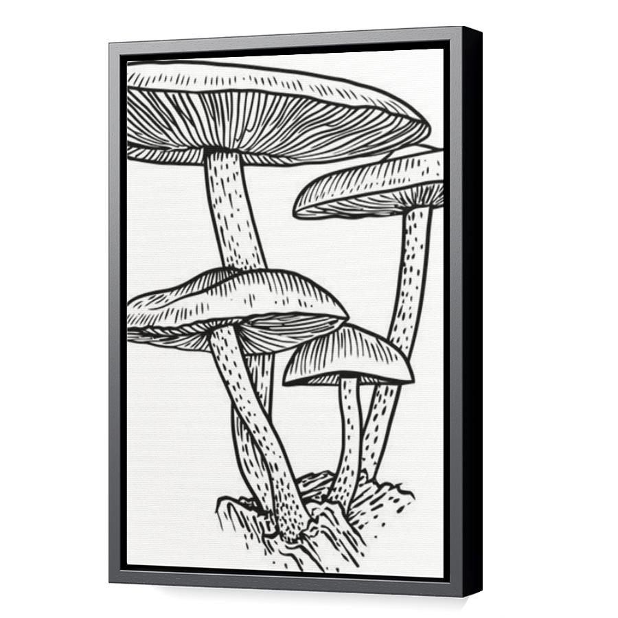 Thumbnail for Canvas - Black Floating Frame