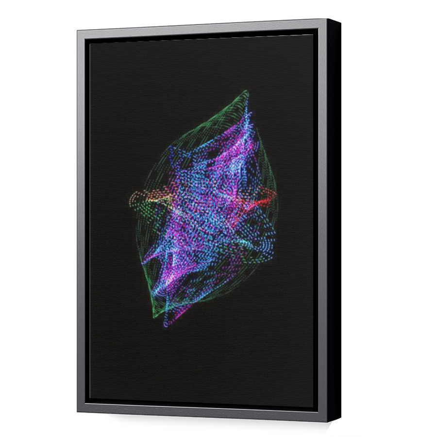Thumbnail for Canvas - Black Floating Frame