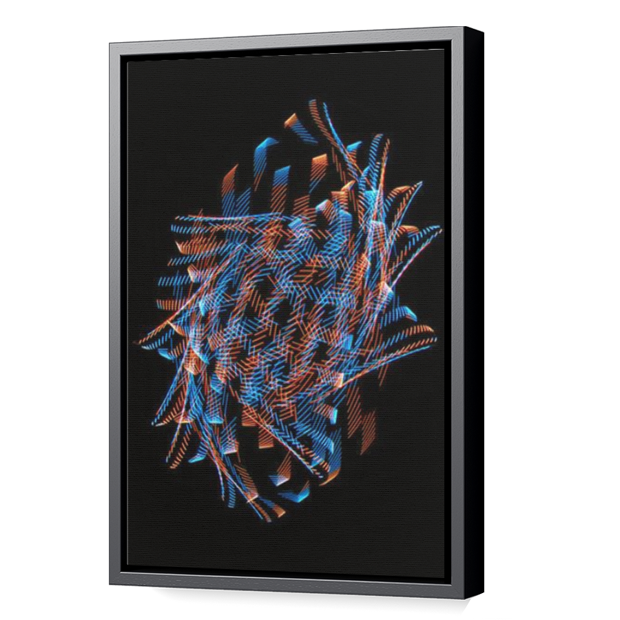 Thumbnail for Canvas - Black Floating Frame