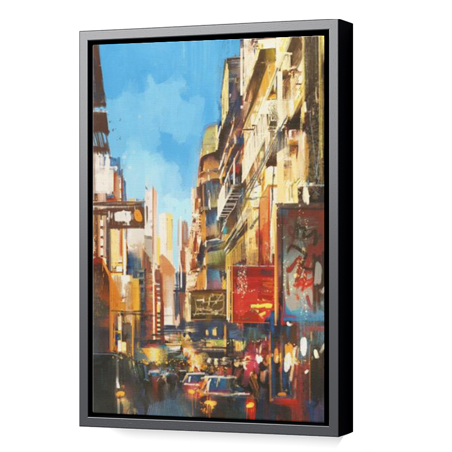 Thumbnail for Canvas - Black Floating Frame