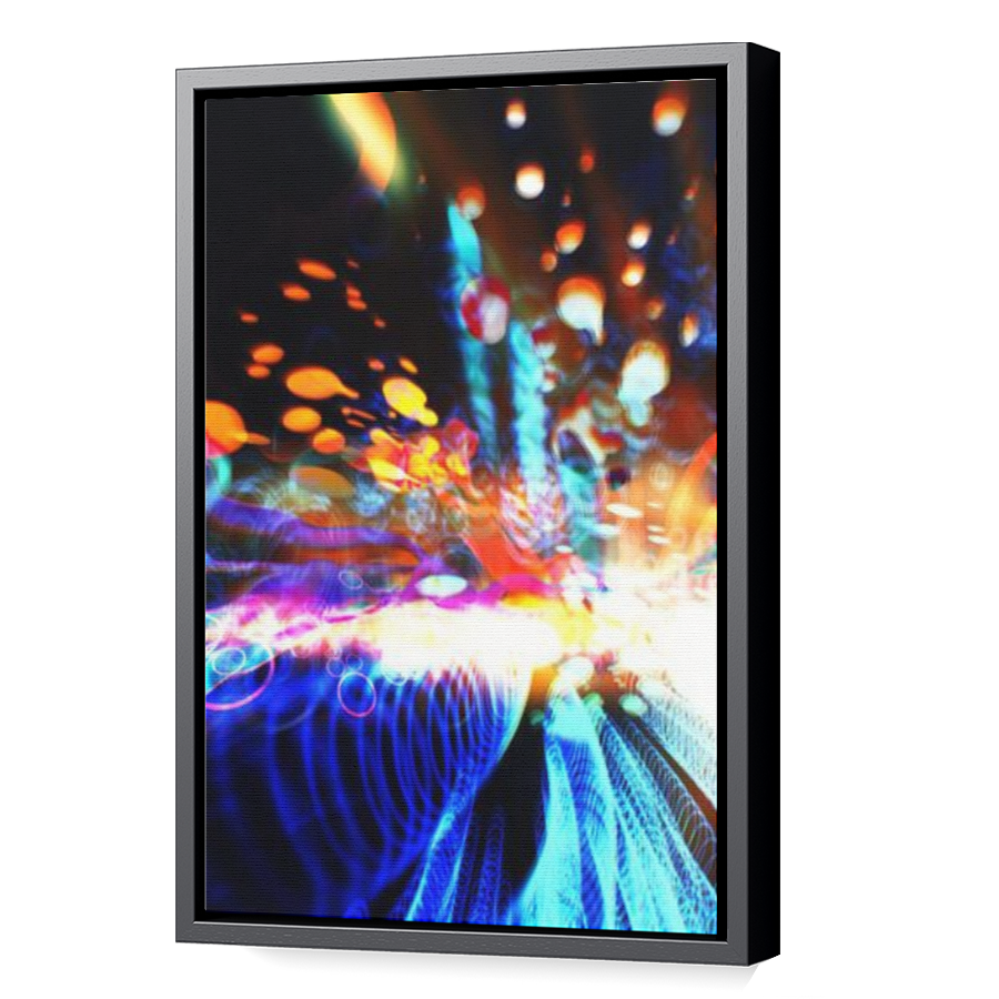 Thumbnail for Canvas - Black Floating Frame