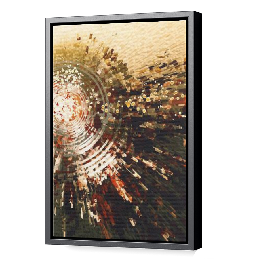 Thumbnail for Canvas - Black Floating Frame
