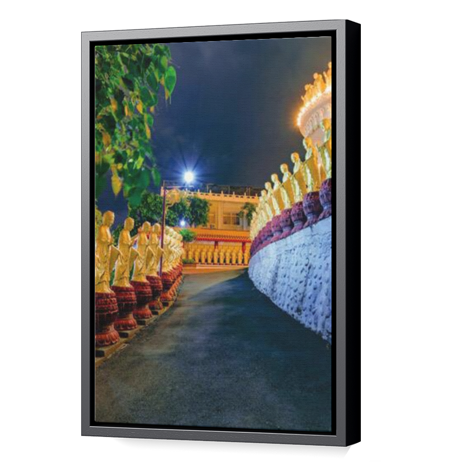 Thumbnail for Canvas - Black Floating Frame