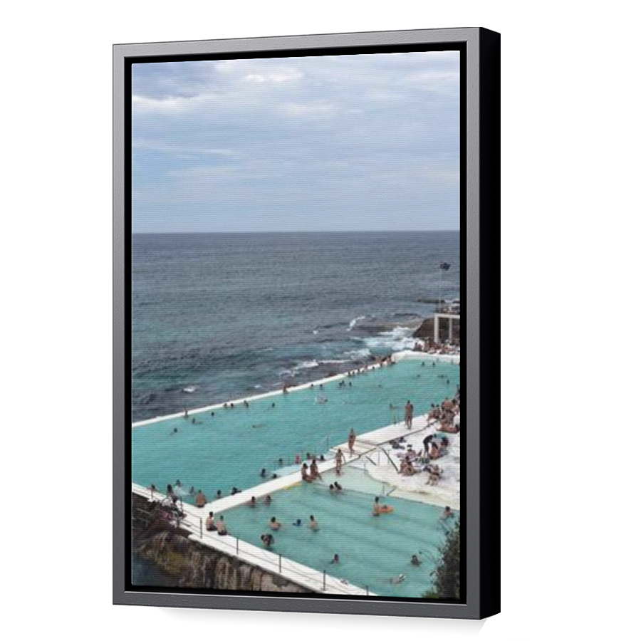 Thumbnail for Canvas - Black Floating Frame