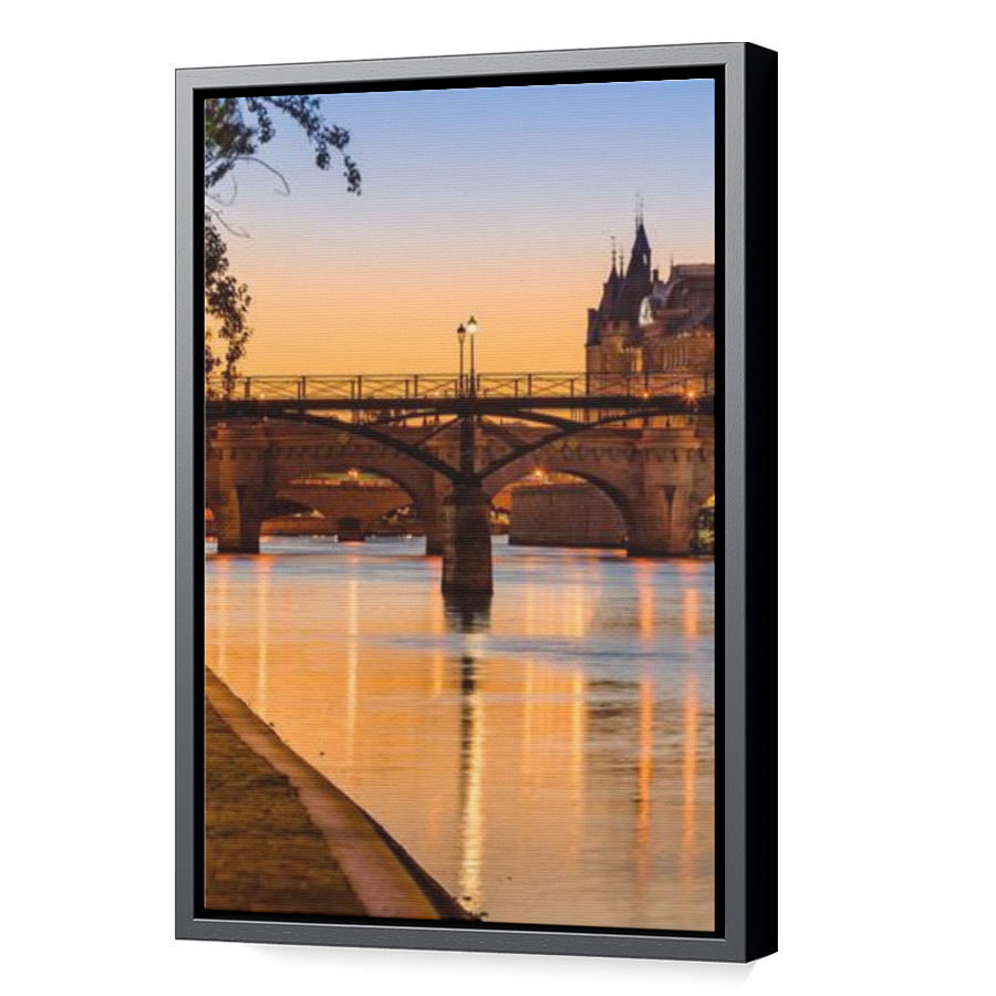 Thumbnail for Canvas - Black Floating Frame