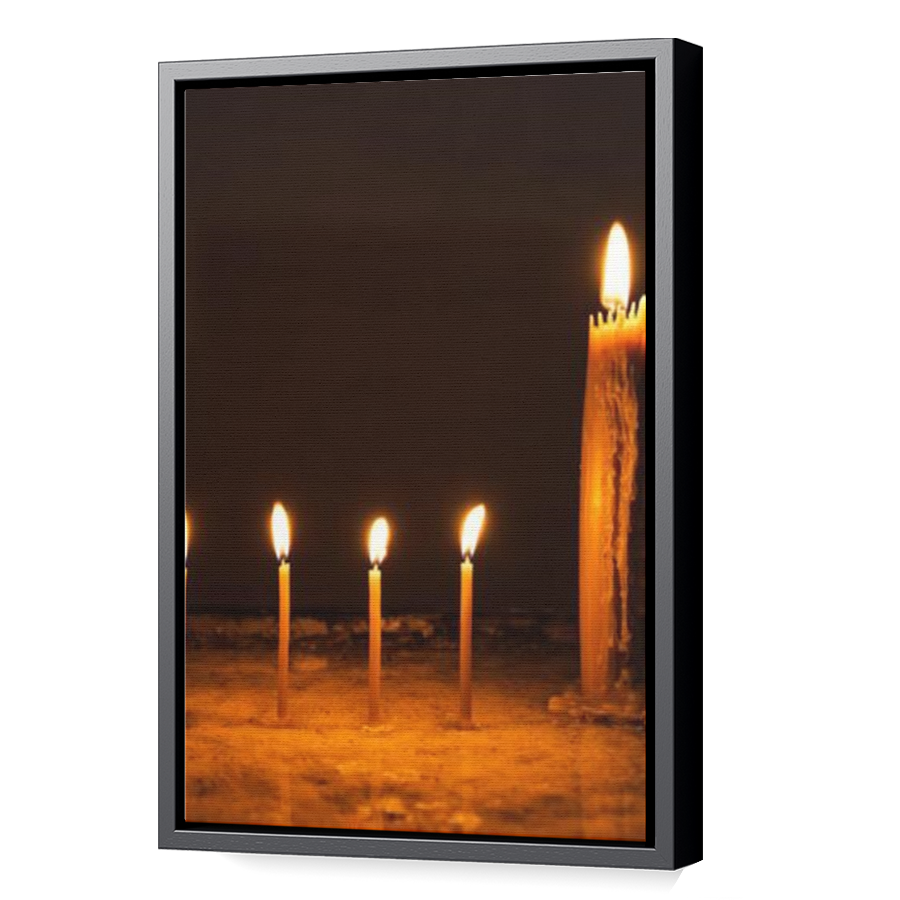 Thumbnail for Canvas - Black Floating Frame