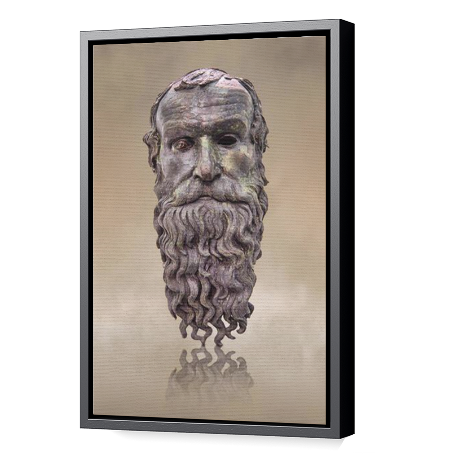 Thumbnail for Canvas - Black Floating Frame