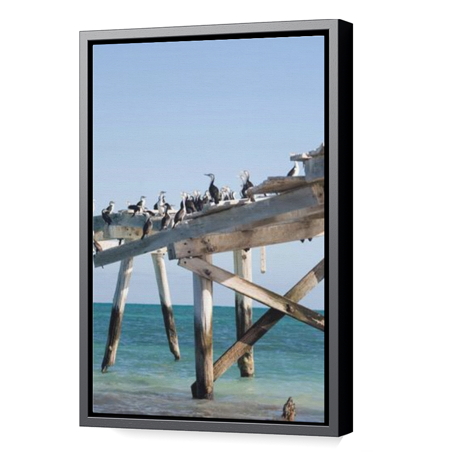 Thumbnail for Canvas - Black Floating Frame
