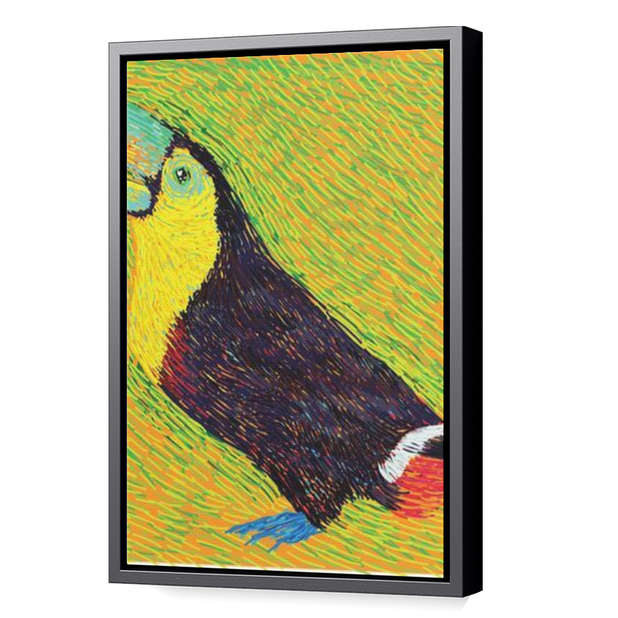 Thumbnail for Canvas - Black Floating Frame