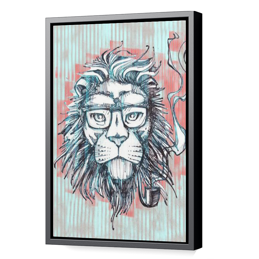 Thumbnail for Canvas - Black Floating Frame