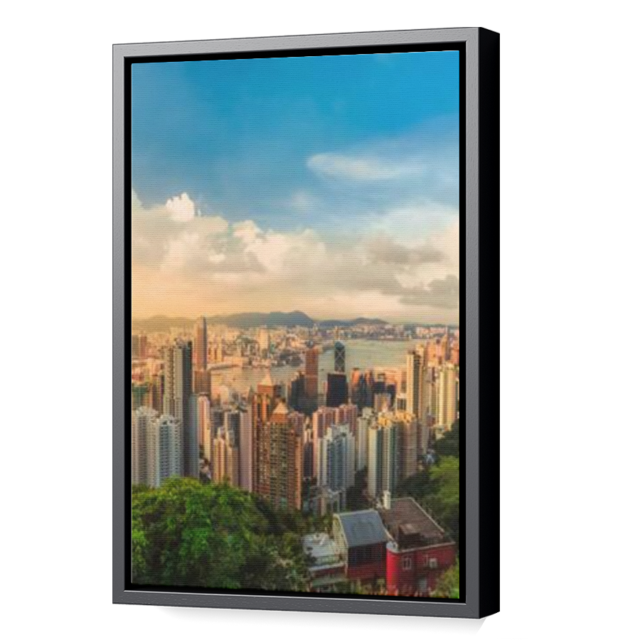 Thumbnail for Canvas - Black Floating Frame