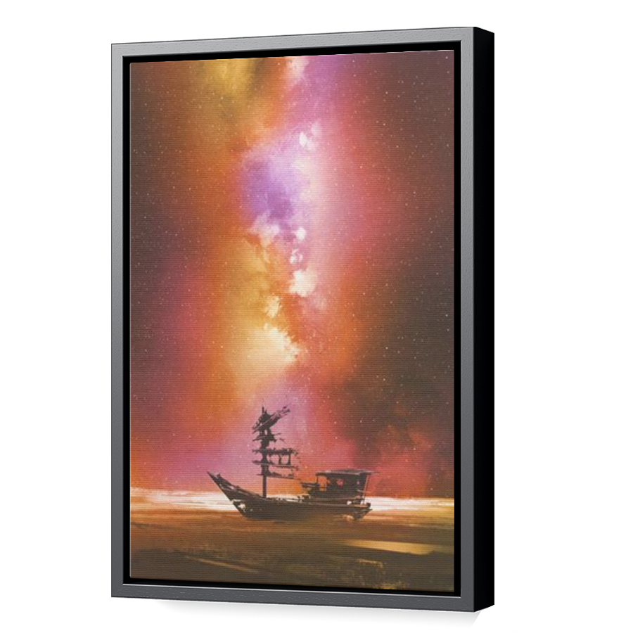 Thumbnail for Canvas - Black Floating Frame