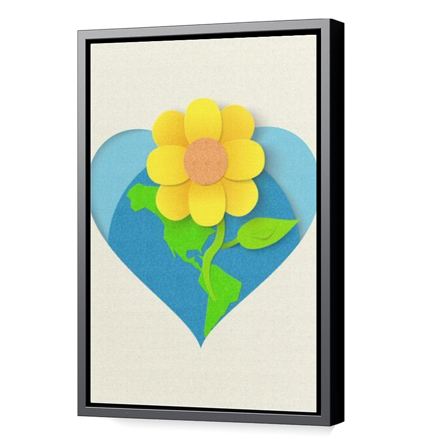 Thumbnail for Canvas - Black Floating Frame