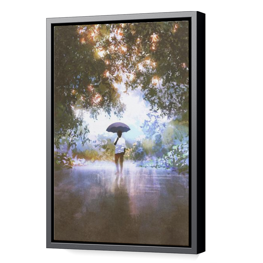Thumbnail for Canvas - Black Floating Frame
