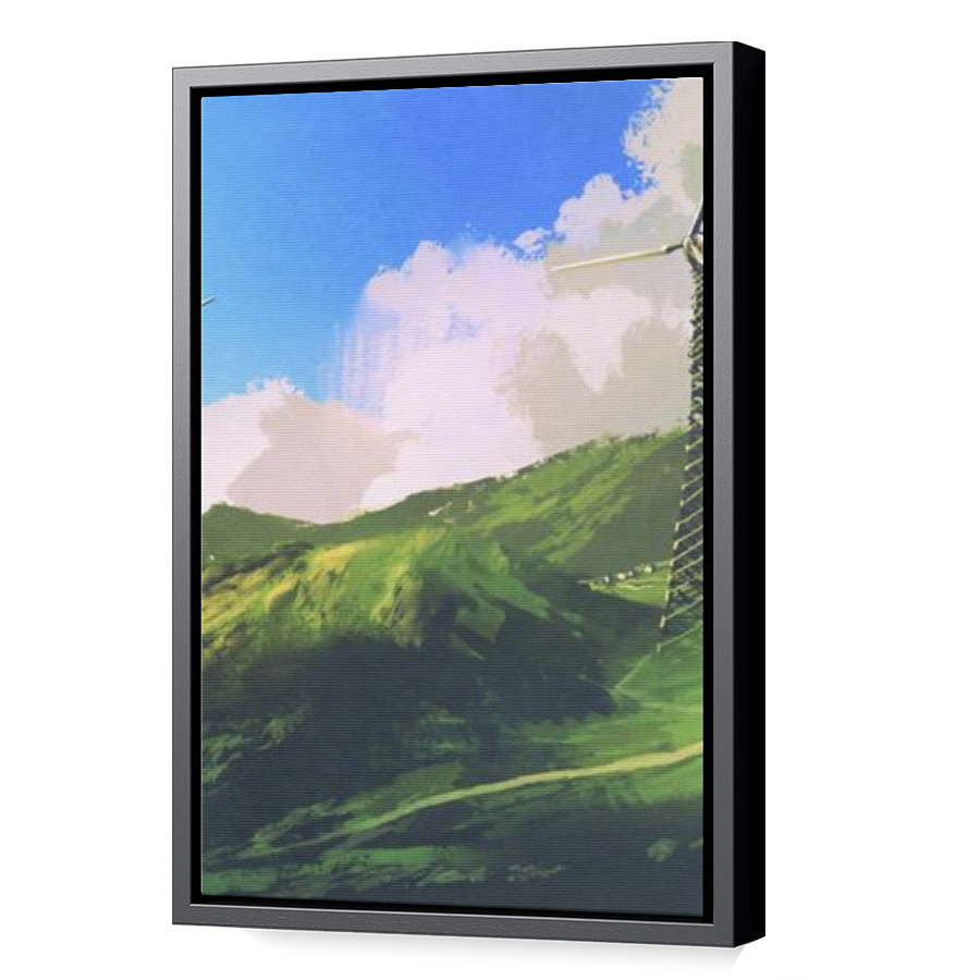 Thumbnail for Canvas - Black Floating Frame