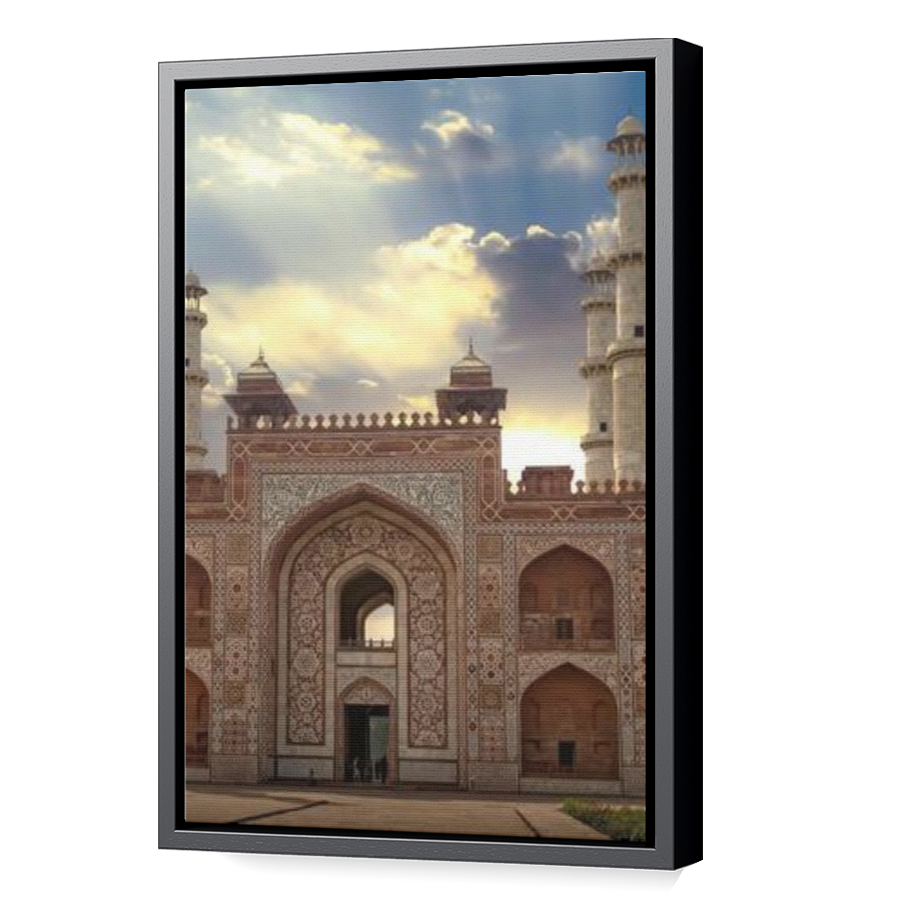 Thumbnail for Canvas - Black Floating Frame