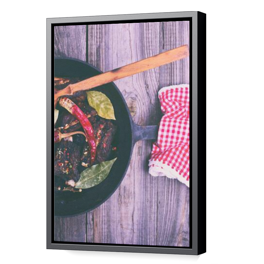 Thumbnail for Canvas - Black Floating Frame