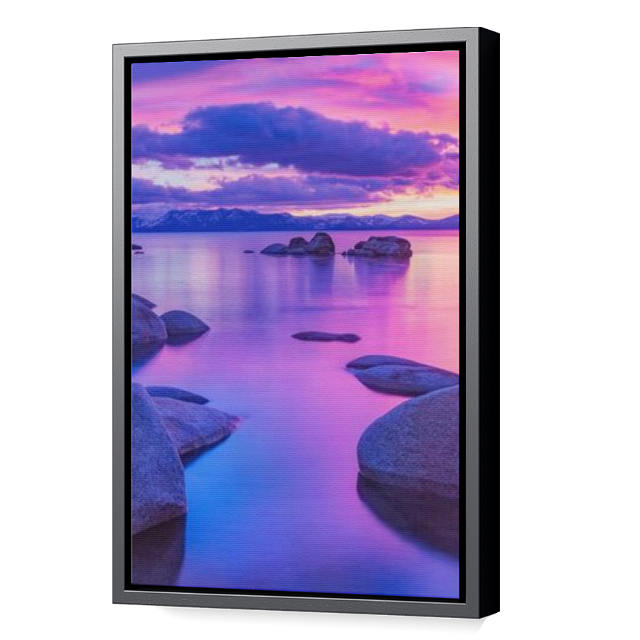 Thumbnail for Canvas - Black Floating Frame