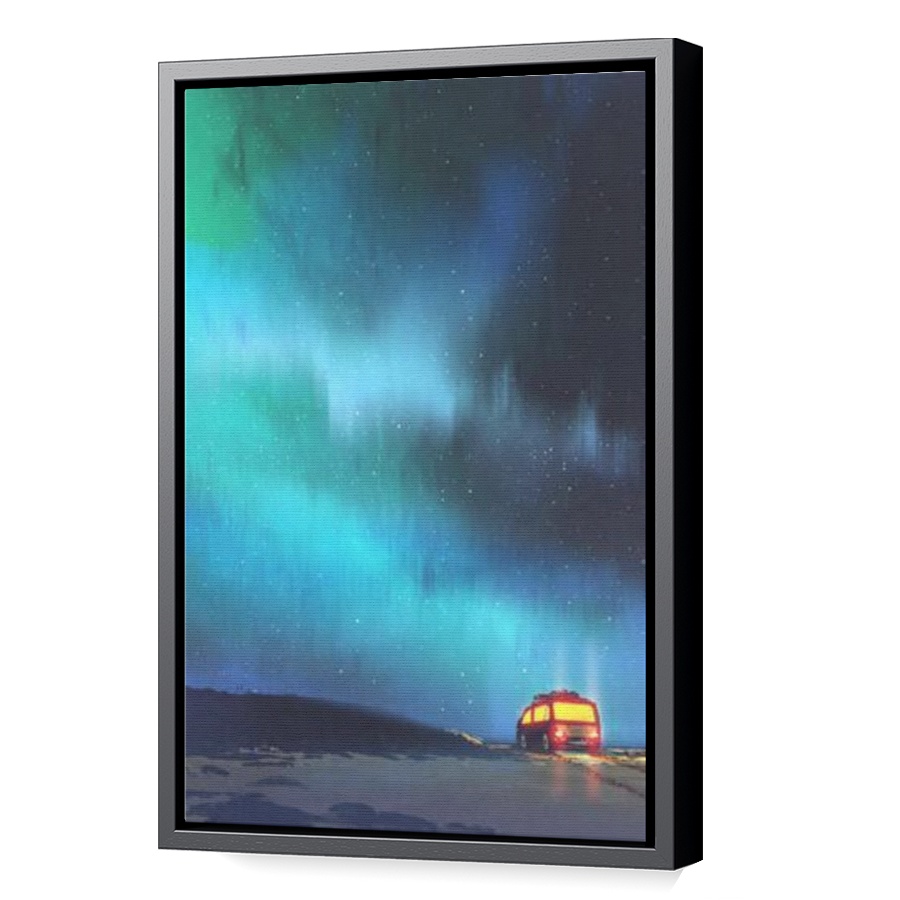Thumbnail for Canvas - Black Floating Frame