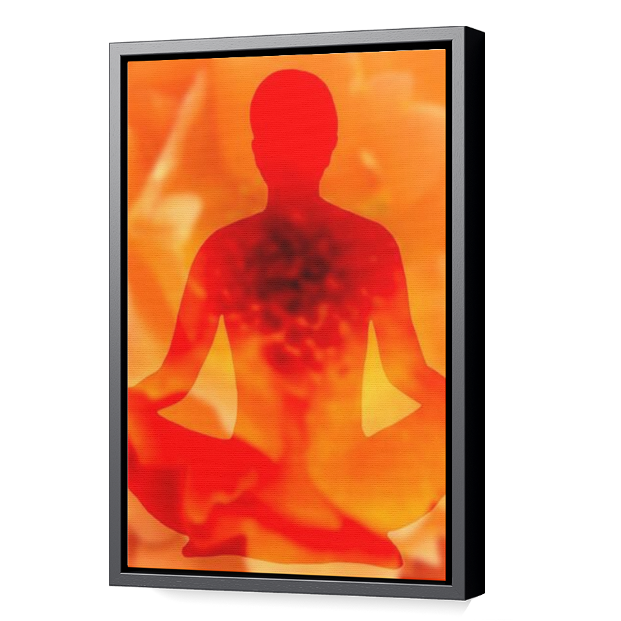 Thumbnail for Canvas - Black Floating Frame
