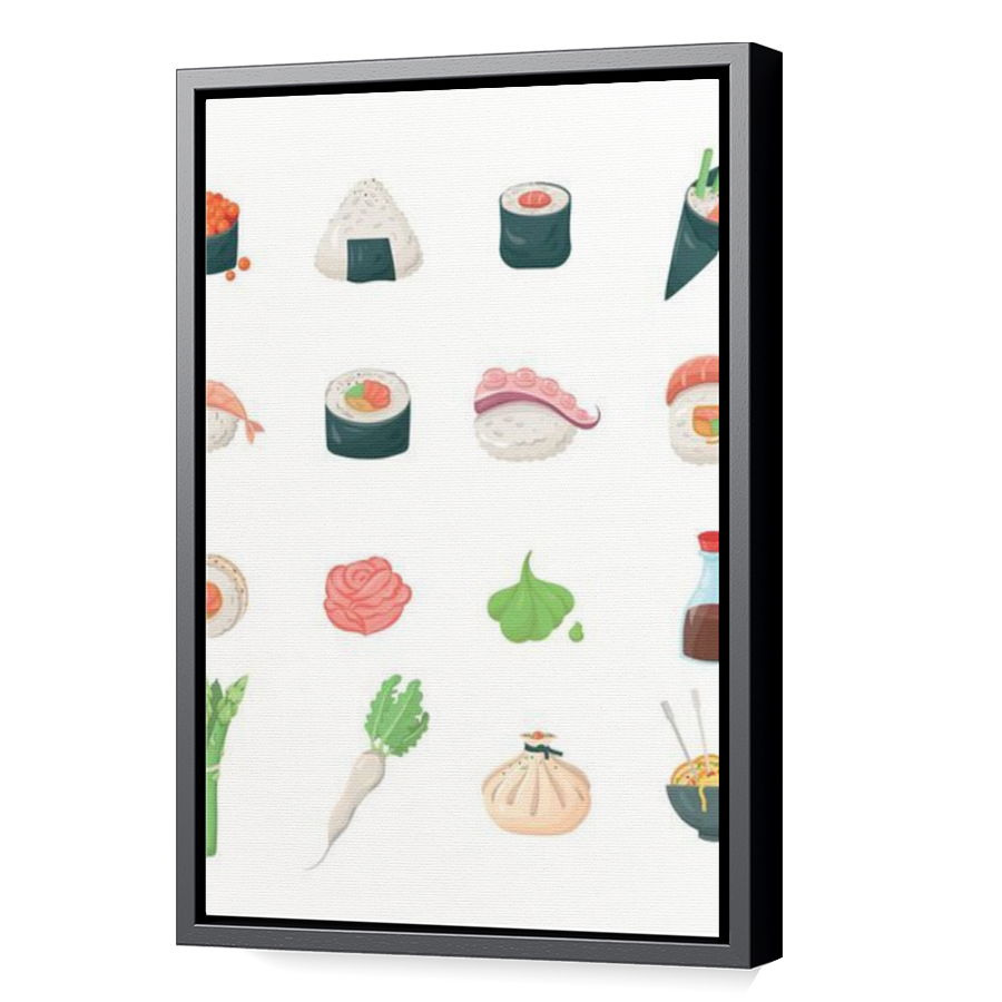 Thumbnail for Canvas - Black Floating Frame