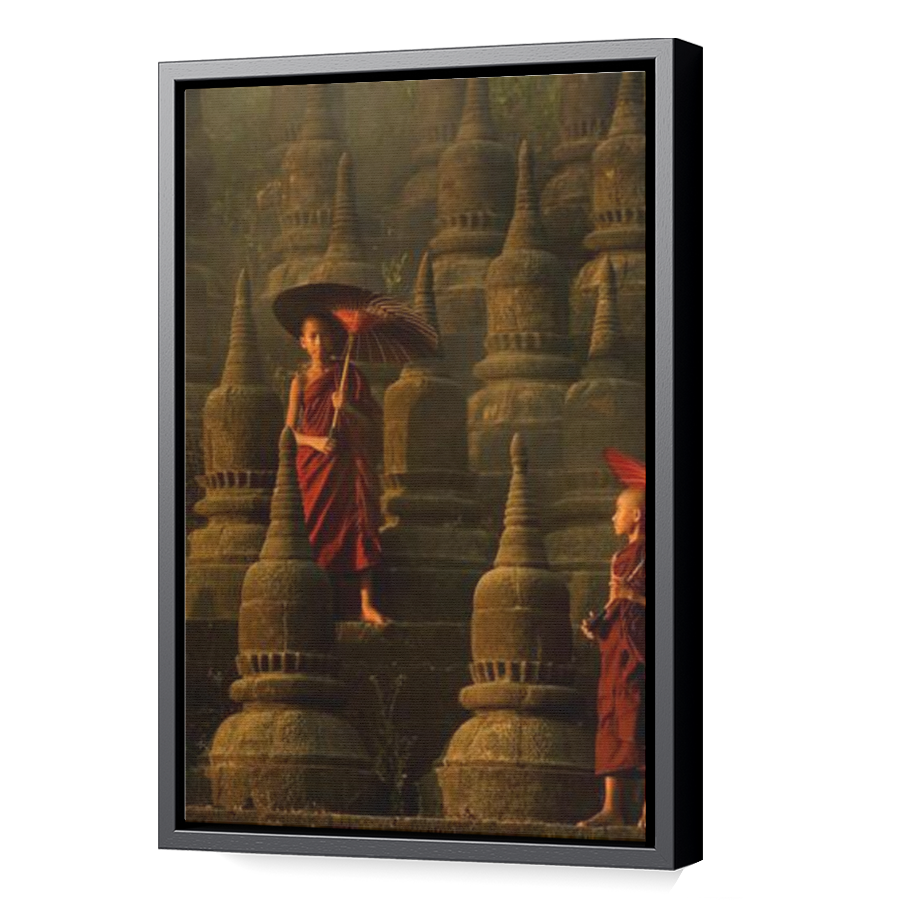 Thumbnail for Canvas - Black Floating Frame