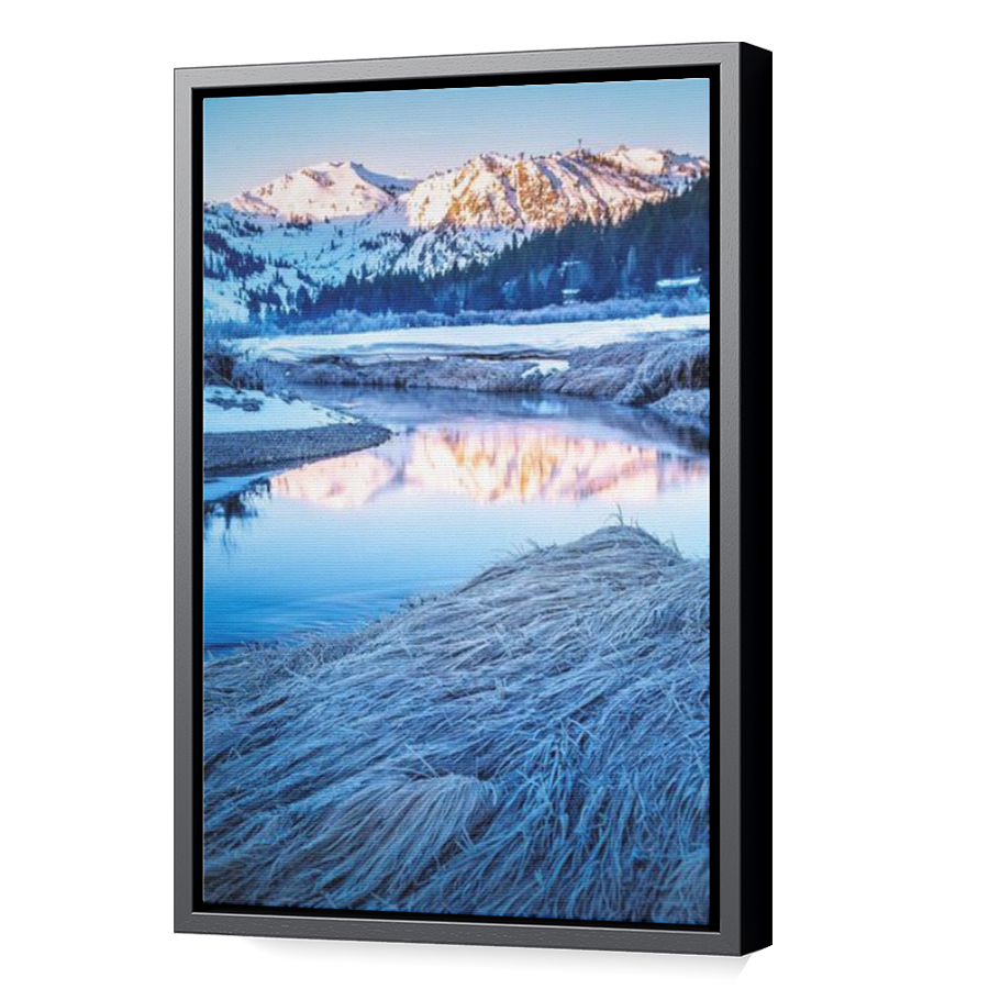 Thumbnail for Canvas - Black Floating Frame