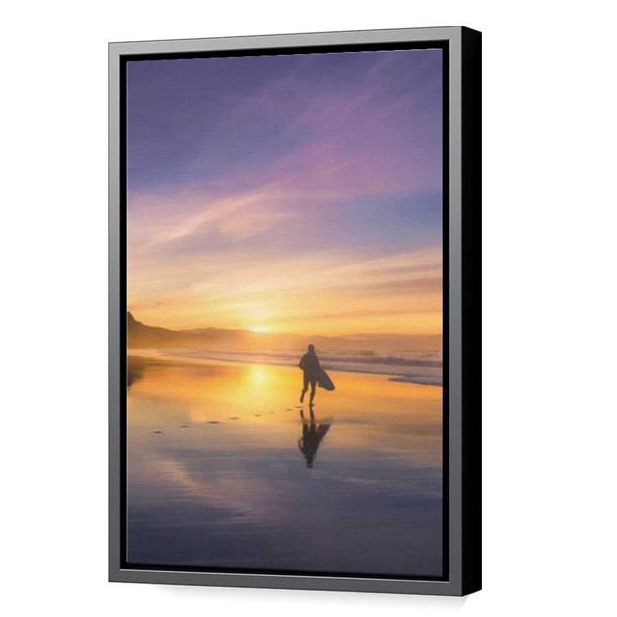 Thumbnail for Canvas - Black Floating Frame