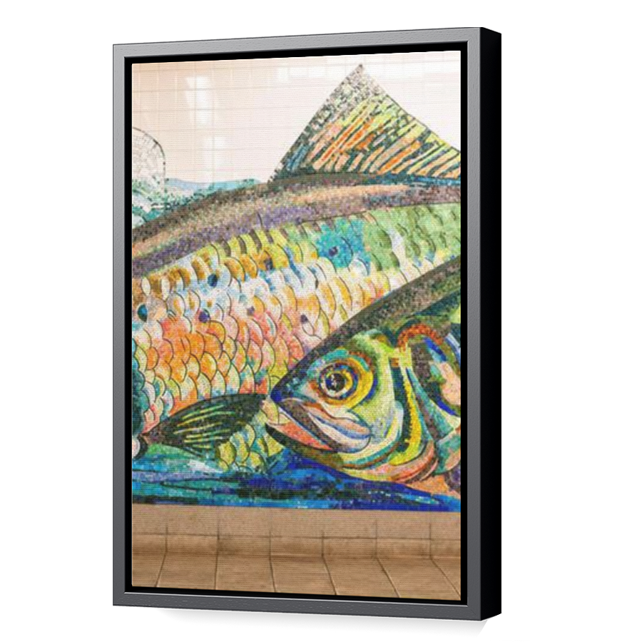 Thumbnail for Canvas - Black Floating Frame