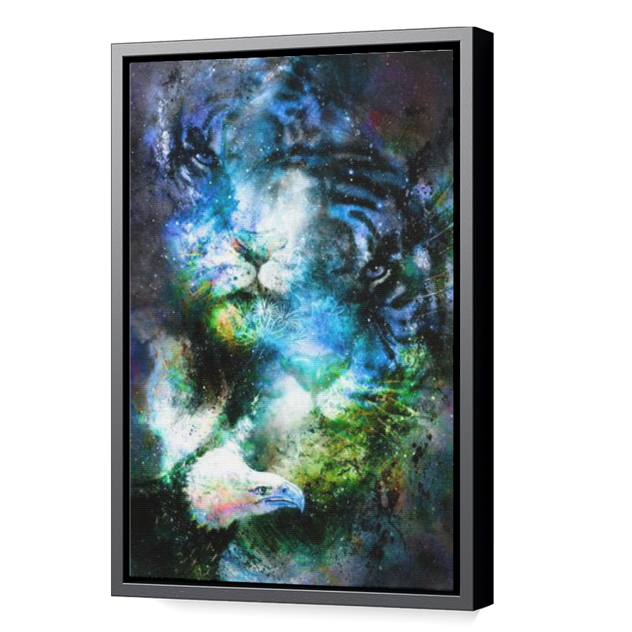 Thumbnail for Canvas - Black Floating Frame
