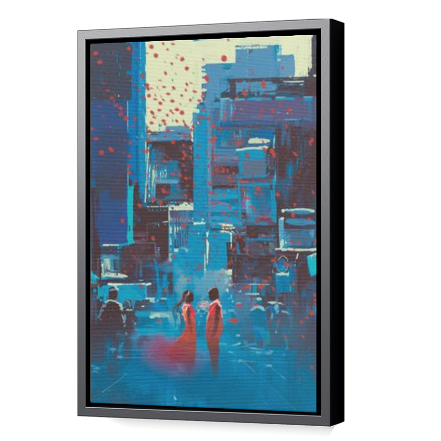 Thumbnail for Canvas - Black Floating Frame