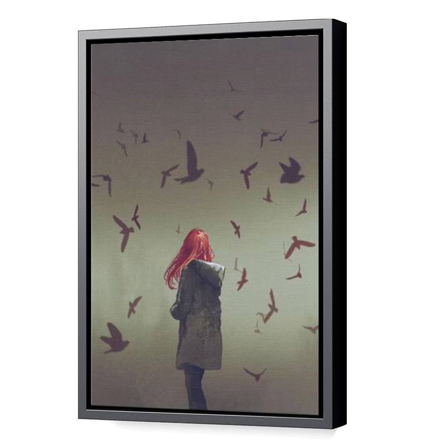 Thumbnail for Canvas - Black Floating Frame