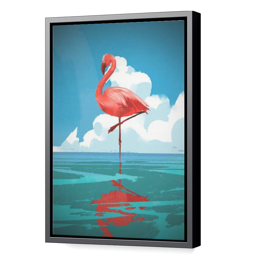 Thumbnail for Canvas - Black Floating Frame