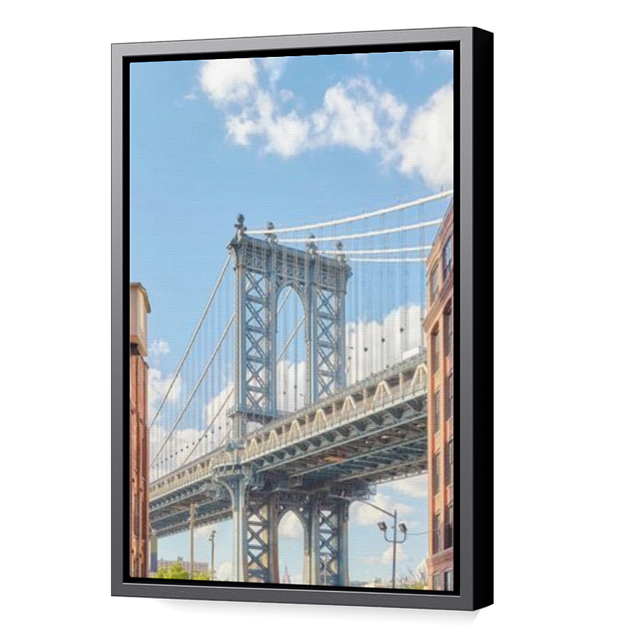 Thumbnail for Canvas - Black Floating Frame