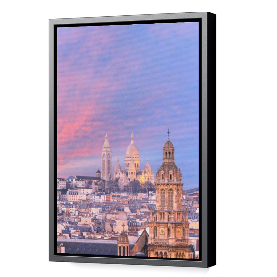 Thumbnail for Canvas - Black Floating Frame