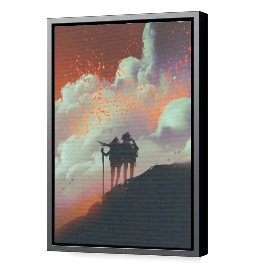 Thumbnail for Canvas - Black Floating Frame