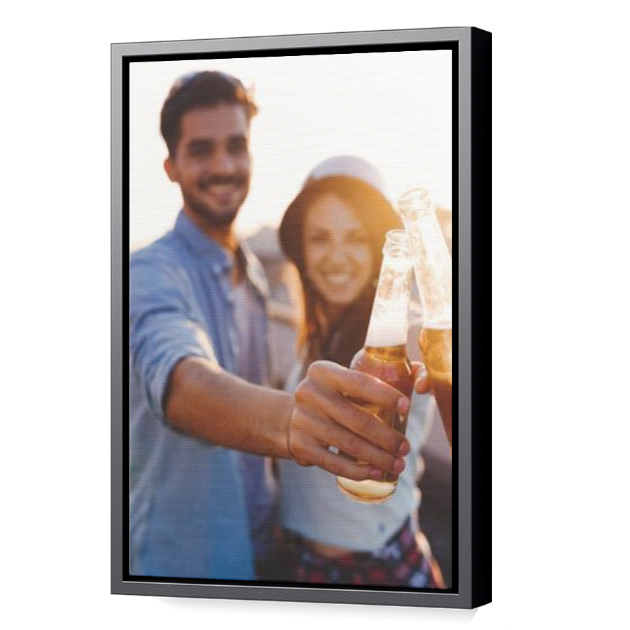 Thumbnail for Canvas - Black Floating Frame