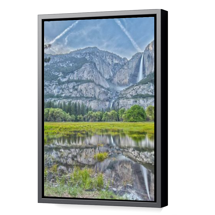 Thumbnail for Canvas - Black Floating Frame