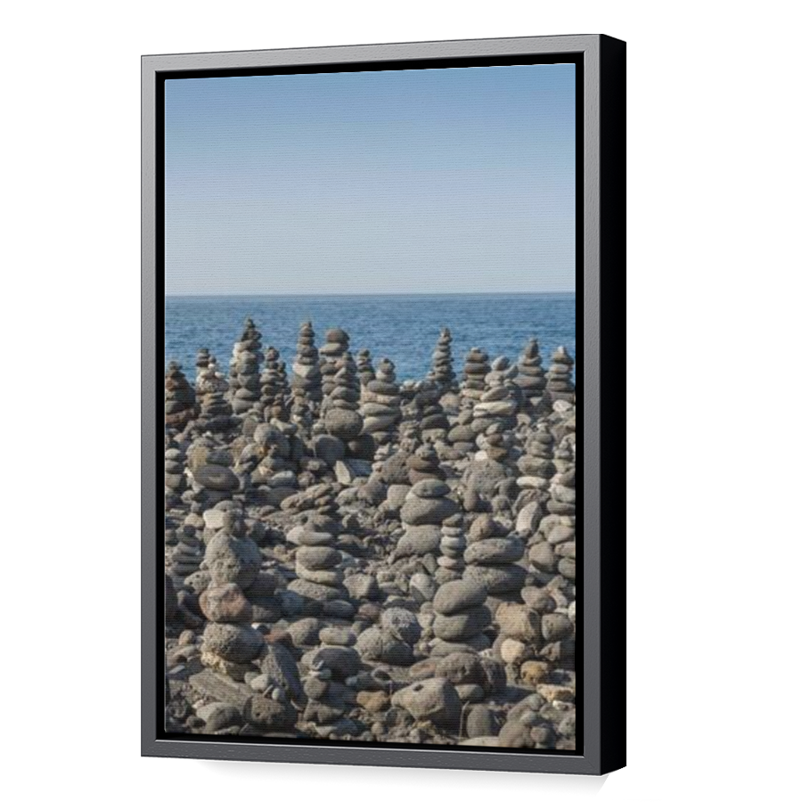 Thumbnail for Canvas - Black Floating Frame